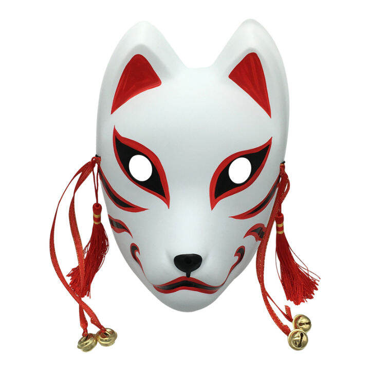 YangYong Hand Painted Updated Anbu Mask, Japanese Kitsune Fox Mask Full ...