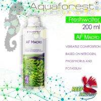 Reef-Aholic Aquaforest Freshwater สำหรับตู้ไม้น้ำ AF Macro 200ml ปุ๋ยน้ำธาตุหลัก NPK ชนิดเข้มข้น โตไวแข็งแรง ไม่แคระแกรน