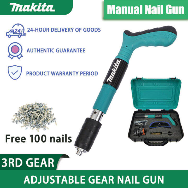 MAKITA Nail Gun Manual Steel Nails Gun For Concrete Rivet Tool Steel