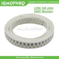 100PCS 1206 SMD Resistor 1% resistance  1M ohm chip resistor 0.25W 1/4W 105 IGMOPNRQ