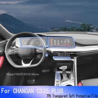 สำหรับ CHANGAN CS35 PLUS(2021-2023) ฟิล์มป้องกัน TPU โปร่งใสระบบนำทางคอนโซลภายในตรงกลางรถยนต์กันรอยขีดข่วน