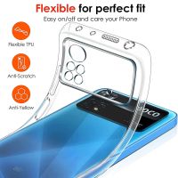 Transparent Clear Silicone Soft Case For Xiaomi POCO X5 X4 X3 F4 F3 F2 M5 M4 M3 Pro GT Ultra Thin Back Cover Shell Coque Fundas