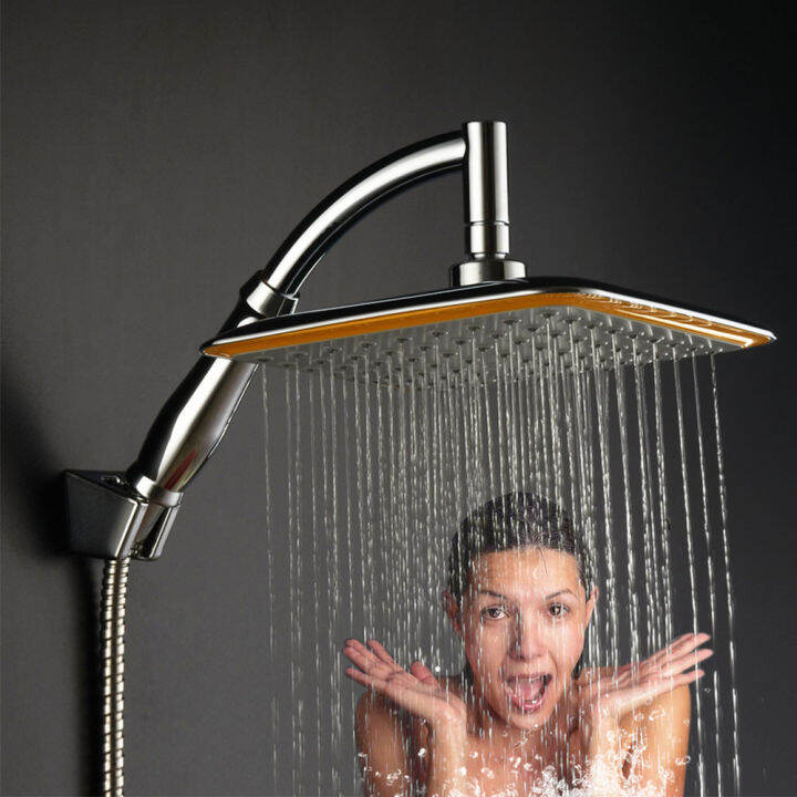 8-inch-stainless-steel-square-shower-head-overhead-bathroom-shower-set-handheld-overhead-shower-high-pressure