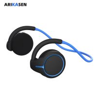 Arikasen Wireless Bluetooth Headset Sport Headphones with Microphone Bag Comfortable Neckband Bluetooth Earphones 12H Music Time Over The Ear Headphon