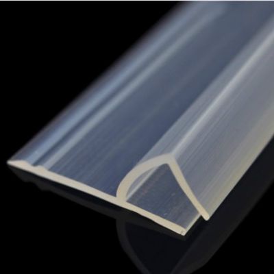 ☬⊙♠ 2 Meter/lot Widened F/h shape silicone rubber shower room door window glass seal strip weatherstrip for 6/8/10/12 mm glass