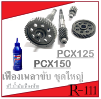 ชุดเฟืองท้าย ครบชุด ฟรี!!น้ำมันเฟือง 1ขวด ชุดเฟื่องท้าย Pcx150 Pcx125 Click125i เฟืองท้ายยกชุด ฮอนด้า พีซีเอ็ก125 พีซีเอ็ก150 คลิก125i ใส่ได้เลย