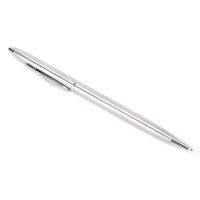 Zhangfuzhi 1 PC ปากกาลูกลื่นเครื่องเขียนปากกาสแตนเลส Rod หมุนปากกา Ballpen