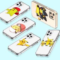 เคสโทรศัพท์ หรับ Samsung A34 M52 A04 M30S A23 M23 M53 M21 A54 M30 A40S A9 A14 A04S M33 Plus อ่อนนุ่ม โปร่งใส ปก T-24 Pikachu Pokemon