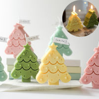 Handmade Creative Christmas Tree Scented Candles Scene Decoration Shooting Props Soy wax Aromatpy Incense Candle Gift Box
