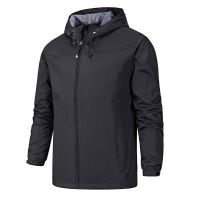 [COD] and Jacket Mens Thin Windbreaker Large Size Coat Womens Windproof Outdoor Version Can