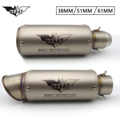 Motorcycle Exhaust Muffler 51mm 61mm Pitbike Escape Project For yamaha r6 2007 raptor 660 r6 2017 mt 10 nmax 155