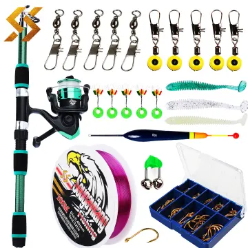 Sougayilang Telescopic Fishing Rod With 13+1BB Spinning Fishing Reel  Accessories Line Rod Bag Lures Combos Set for Travel Rocsk Fishing Gear