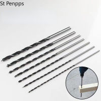 7pcs 300mm Extra Long Rolled Wood d Point Drill Bit Set for Wood Precision Drilling Drill Bits for Wood in PVC Pouch