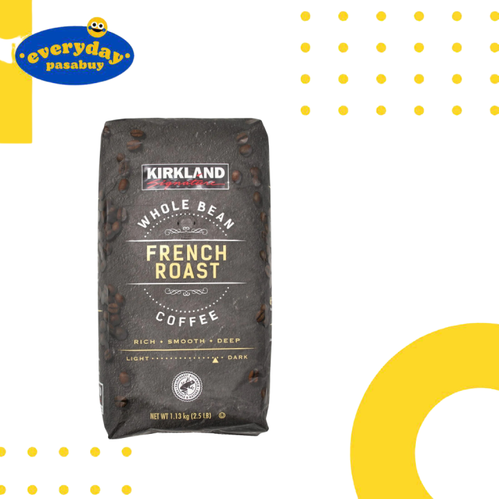 Kirkland Signature Whole Bean French Roast Coffee 2.LB Lazada PH