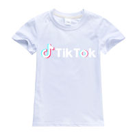 Tik-TOKS เสื้อยืดเด็กผู้หญิงแขนสั้น Tshirt ฤดูร้อนเด็กน่ารักใหม่อะนิเมะเสื้อยืดพิมพ์ T1056A