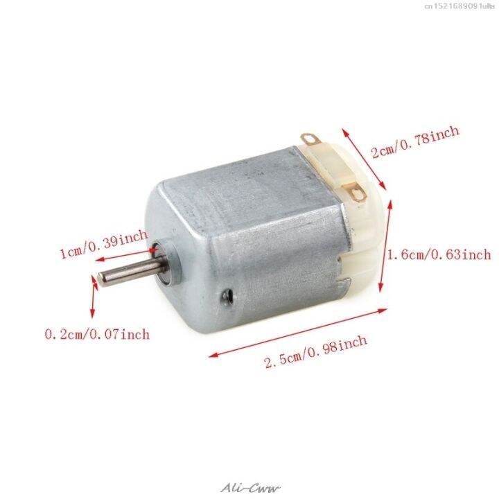 worth-buy-ของเล่น-diy-3ชิ้นมอเตอร์-dc-ขนาดเล็กมอเตอร์ไฟฟ้าขนาดเล็ก130ของเล่น3v-ถึง6v-แรงดันต่ำ