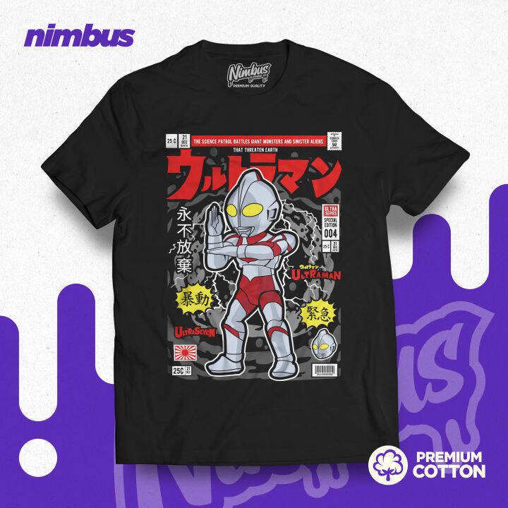 PopArt | Ultraman | Premium Cotton T-Shirt | Nimbus Clothing | Lazada PH