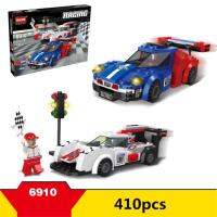 ProudNada Toys ของเล่นเด็กชุดตัวต่อเลโก้รถแข่ง(กล่องใหญ่สุดคุ้ม) HSANHE RACING 410 PCS 6910