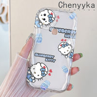 เคส Chenyyyka สำหรับ VIVO Y85 V9 V9เยาวชน V9โปร Z1i Z3x การ์ตูนสีสันสดใสลายเฮลโลคิตตี้ขอบเคสมือถือโปร่งใสเนื้อครีมซิลิโคนกันกระแทกป้องกันเลนส์กล้องเคสนิ่มแบบใส