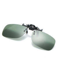 【❂Hot On Sale❂】 heg63l0 รูปทรงคลาสสิก Polarized แว่นกันแดดแบบหนีบขับรถการมองเห็นได้ในเวลากลางคืนเลนส์ Anti-Uva Anti-Uvb ขี่จักรยานแว่นตาคลิป