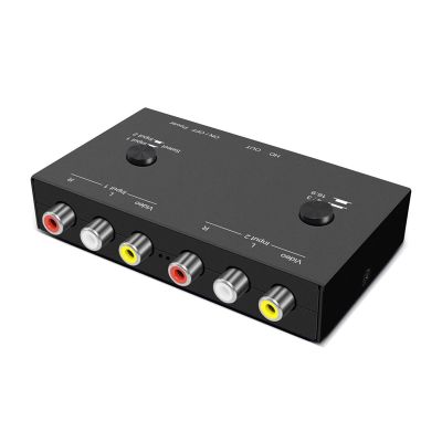 1080P 2RCA to HD Converter 2-Way AV to HD Converter for HD Signal Products Connecting Av Signal Products