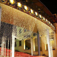 6x 3M3X3M Led Icicle Fairy Light String Garland Patio ไฟตกแต่งคริสต์มาสสำหรับบ้านสวนกลางแจ้งงานแต่งงาน Navidad Decor