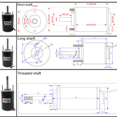 【Worth-Buy】 Bringsmart เพลา3แบบพลิกกลับได้,มอเตอร์รอบต่อนาที12V 3500รอบต่อนาทีมอเตอร์ Dc ความเร็วสูง24V 7000เครื่องกำเนิดไฟฟ้าควบคุมความเร็ว