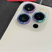 Titan cầu vồng  Dán bảo vệ từng mắt Camera iPhone 12 Pro max  7 sắc cầu