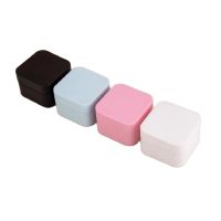 30Pcs Plastic Container Empty Square PP Frost Pink Blue Black White Double Layers Pot Cosmetic Eye Cream Jars 5G 10G 20G 30G 50G