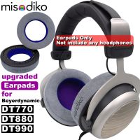 Misodiko อัพเกรดที่ครอบหูเบาะรองเปลี่ยนสำหรับ Beyerdynamic DT770 / DT880 / DT990 Pro, MMX 300หูฟัง2Nd