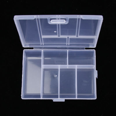 Transparent HOT SALE Orgainzer Tool Coin Pill Jewelry Storage Box Case Plastic Storage Box Case Box