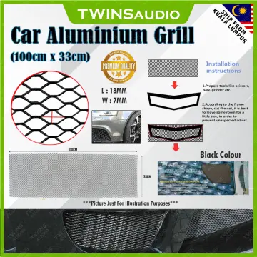 Generic Premium Aluminum Car Grill Mesh 33cm By 100cm @ Best Price