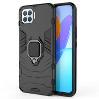 เคส  OPPO F17 Pro Case ชุดเกราะกันกระแทก Slim Rugged Hybrid Hard Plastic + Tpu Bracket Magnet 360 Ring Holder ฝาหลัง