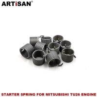 10ชิ้นลูกบิดสปริงสตาร์ทเตอร์ Type A สำหรับ Mitsu Bishi Tu26 Tl26 Nakashi L26m เครื่องเหลาแปรงเครื่องตัดหญ้าชิ้นส่วนอุปกรณ์ทำสวน