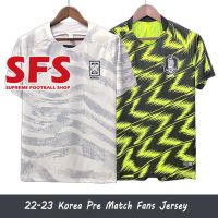 shot goods 【SFS】Hight Quality 22-23 South Korea Jersey Pre Match Soccer Football Jersey Shirt H M SON S-2XL