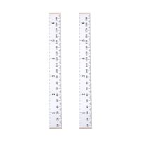 2X Baby Growth Chart Handing Ruler Wall Decor for Kids, Canvas Removable Height Growth Chart 79Inchx 7.9Inch