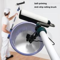 【cw】 brush latex paint roller coater self priming machine without dipping tools for wall painting 【hot】 !