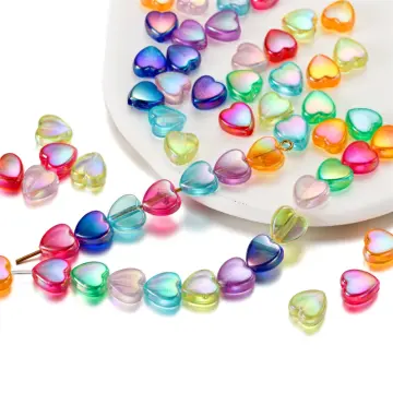 3600PCS Polymer Clay Beads Set 6MM Rainbow Color Flat Chip Bead