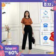 Quần tây kiểu eo túi xéo BEMINE QT110ĐEN