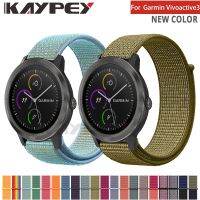 【lz】◐❆✚  Pulseira de nylon para relógio inteligente 20mm para garmin vivoactive 3 venu sq amazfit bip samsung galaxy 3 41mm