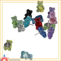 PEANTEK Gummy Bears หมุดกดบอร์ด สีสันสดใส ตะปูหัวแม่มือ ภาพติดผนัง องค์กร corkboard สำนักงานสำหรับทำงาน