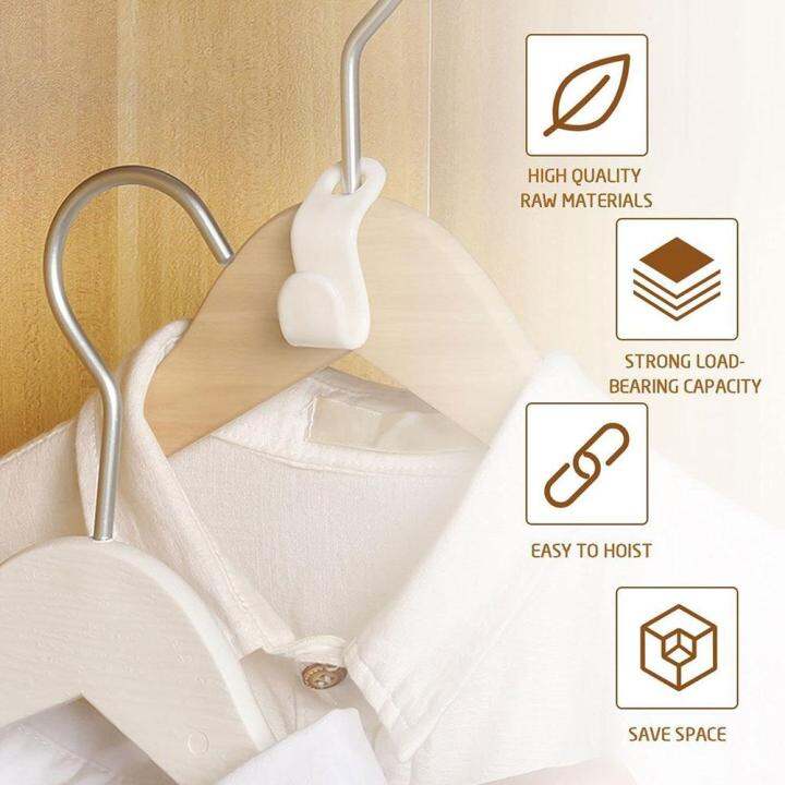 Clothes Hanger Connector Hooks Cascading Home Hangers U7F3 Lazada.co.th