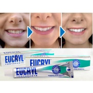 Kem Đánh Răng Bạc Hà Tẩy Trắng Eucryl Toothpaste 62g