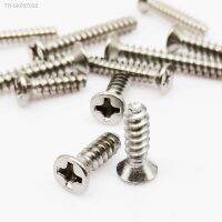 ﹊☋  50pcs M1.4 M1.7 M2 M2.6 M3 Mini Small A2-70 304 Stainless Steel Phillips Countersunk Head Flat End Tail Self-tapping Wood Screw