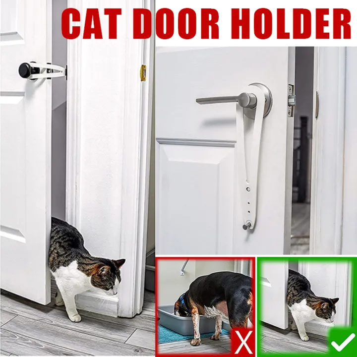 Mapiuo Cat Door Holder Latch Fast Flexible Latch Strap Let's Cats in