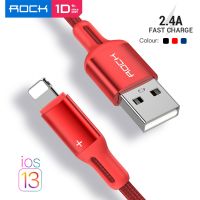 [A Necessary] ◄♙[A Necessary]สายสำหรับ iPhone USB ร็อค11 Pro Max Xs X 8 Plus 2.4A ชาร์จเร็ว7 6ที่ชาร์จ SE สายข้อมูล