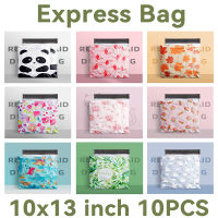 Color Express การพิมพ์ถุง 10 ชิ้น 10x13  บรรจุภัณฑ์กันน้ำพิมพ์ถุงห่อเสื้อผ้าบรรจุภัณฑ์ Courier Mailer ซองจดหมาย-Shop5779273 Store