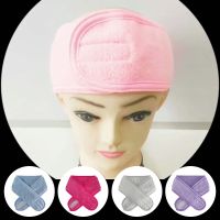 Bungkus Kosmetik Turban Cuci Wajah Dapat Disesuaikan Yoga Wanita Handuk Wajah Mandi Ikat Rambut Makeup Bando SPA Aksesori Salon