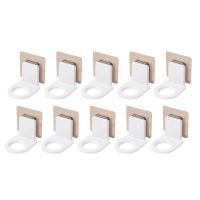 10Pcs Shampoo Shower Gel Bottle Holder Shelves Hanger Wall Mounted Stand Suction Cup