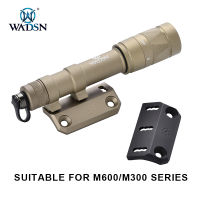 WADSN Offset Scout Mount SMR 416 M-Lok Keymod M600 M300 Tactical flashlight metal weapons surefir AR